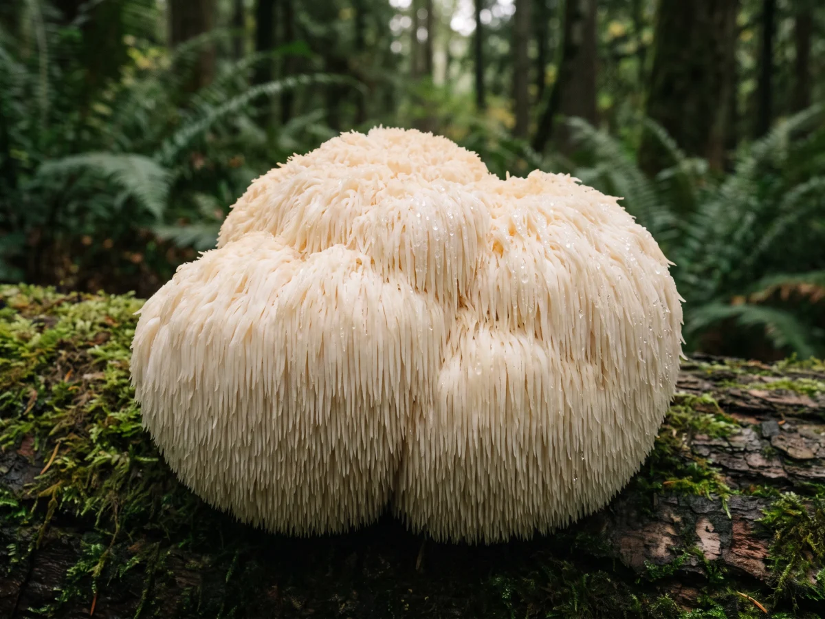 Botanical illustration of Lion's Mane