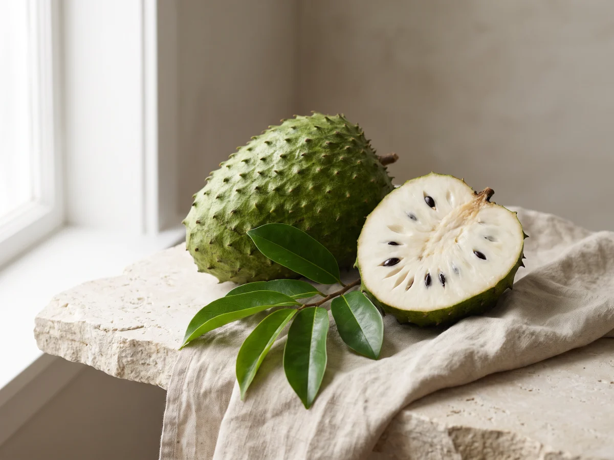 Botanical illustration of Soursop