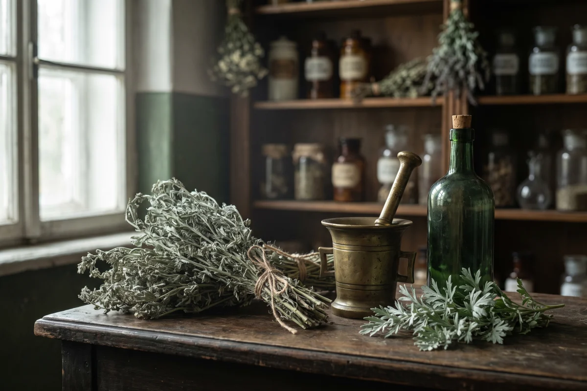 Editorial illustration for What Is Wormwood? Botanical History and Traditional Uses